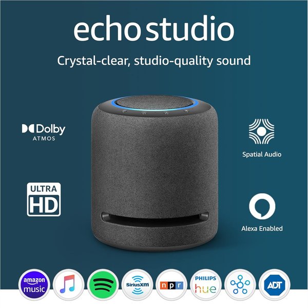 Amazon Echo Studio Hi-Fi Smart Speaker