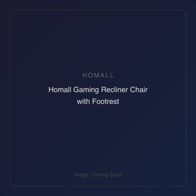 Homall Gaming Recliner Chair with Footrest