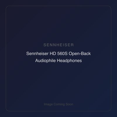 Sennheiser HD 560S Open-Back Audiophile Headphones